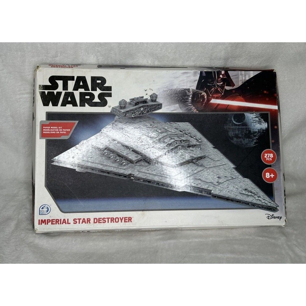 Star Wars 4D Cityscape Star Destroyer Model Kit 51500 Paper Card Imperial